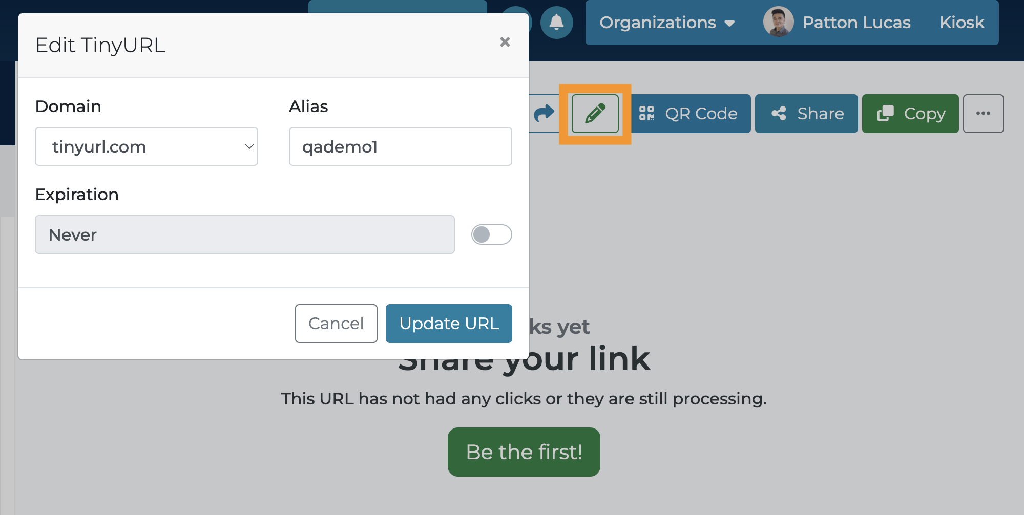 How to edit your TinyURL Links TinyURL
